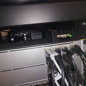 Raspberry Pi 5-Rackmontagegehäuse mit nach hinten gerichteten Anschlüssen