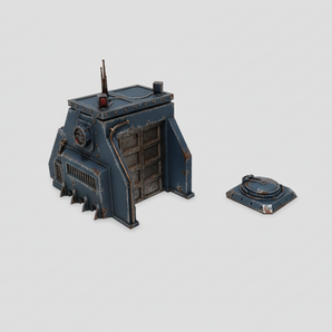 Bunkerzugänge für Brettspiele und Grimdark-Gelände