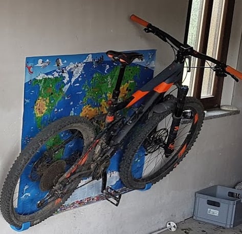 Wandhalterung für Fahrrad (Cube Pedal Remix)