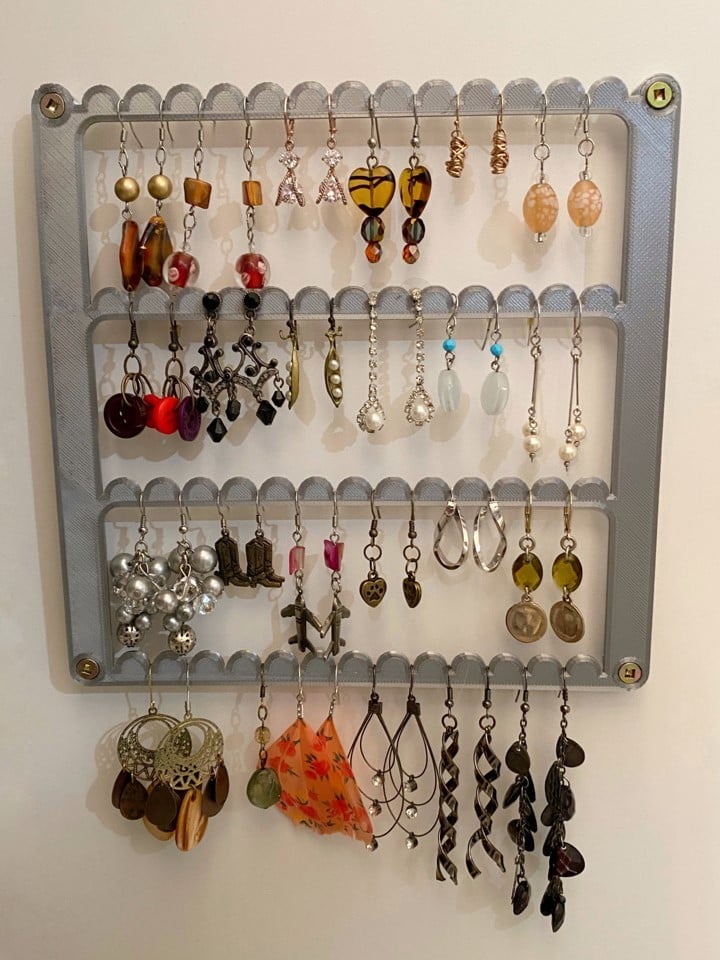 Ohrring-Organizer und -Aufhänger zur Wandmontage – weshape