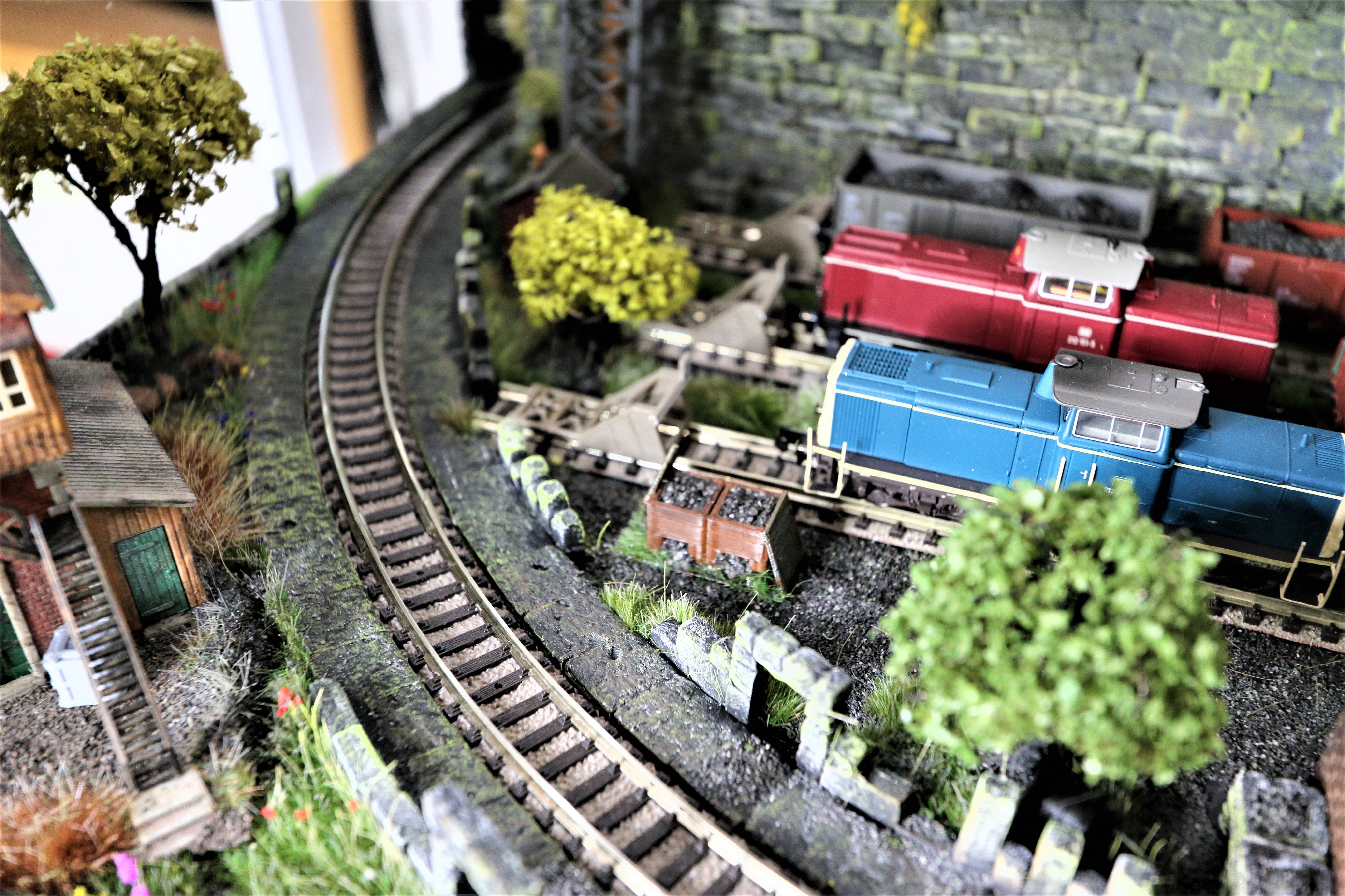 Sand- und Kieskästen für Modelleisenbahnen im Maßstab N
