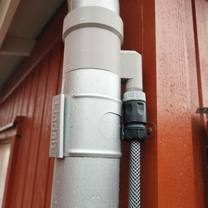 Regenwassersammler für Dachrinnen - 1/2" Schlauchanschluss