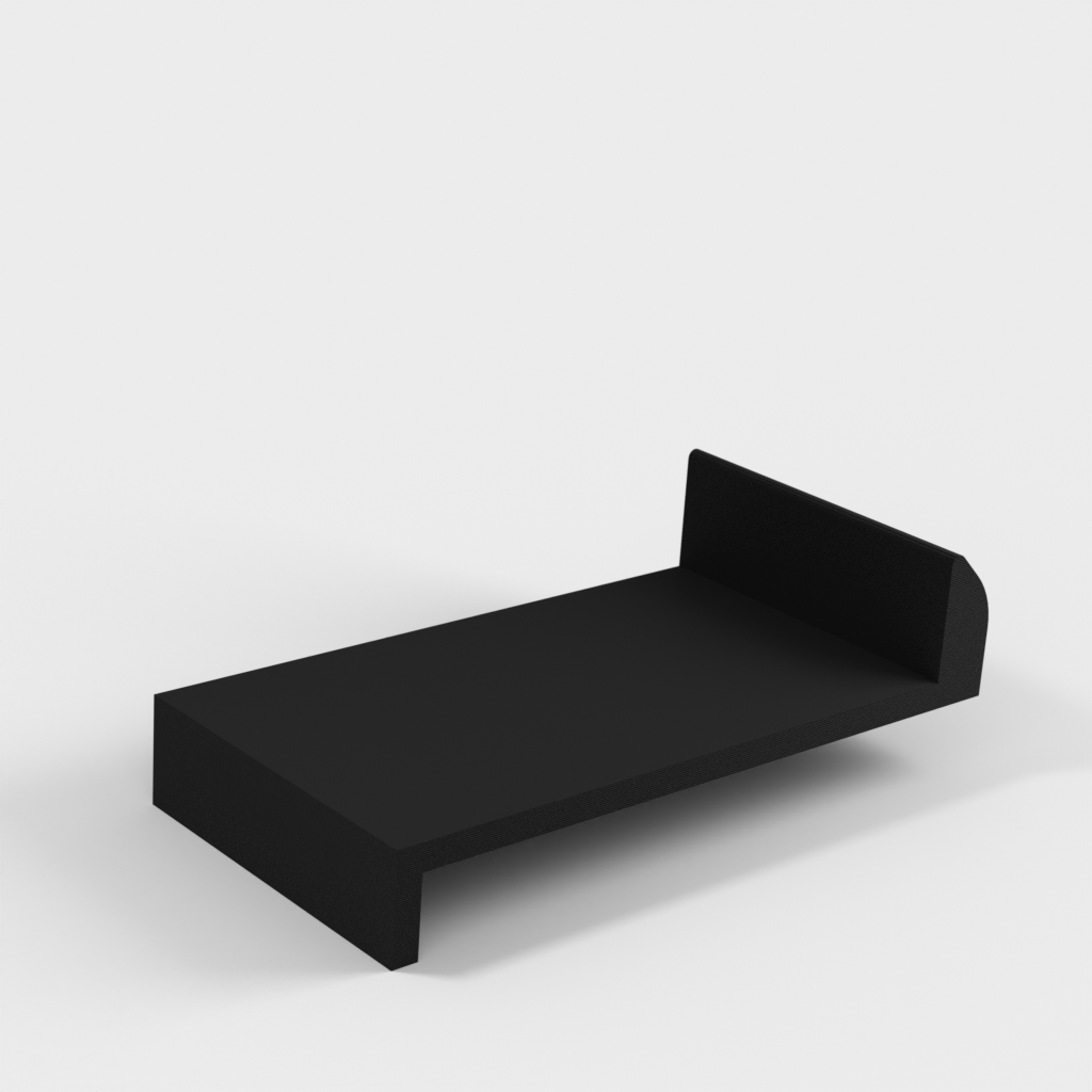 Super einfacher vertikaler Laptopständer für Schreibtisch/Wand