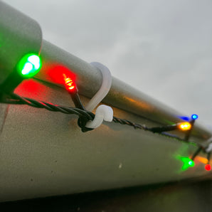 Weihnachtslichterhaken für Zinkdachrinne (10 Stück)