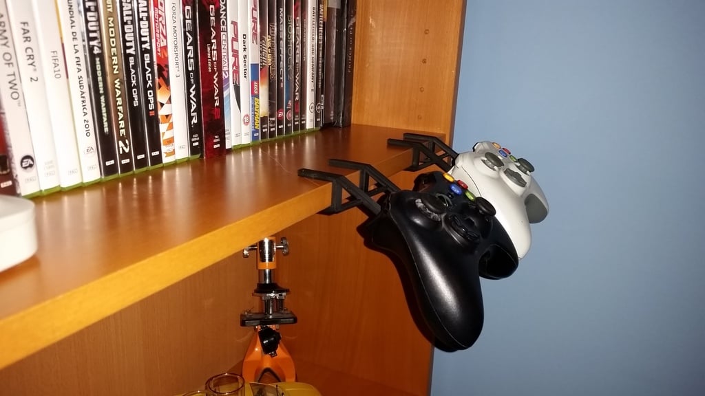 Xbox360/Xbox One/Steam Controller-Halterung für BILLY Bookshelf und JERKER Desk