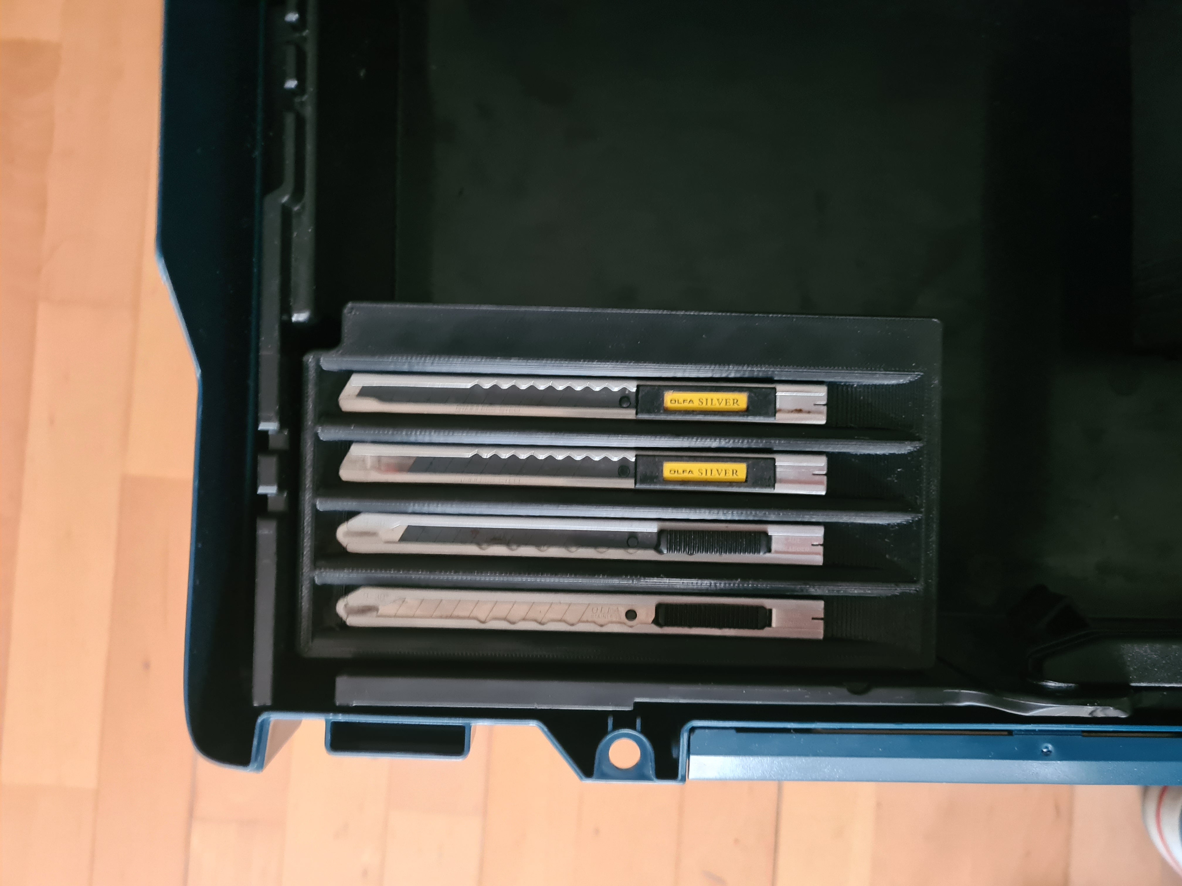 Modulare Messerbox für BOSCH L-Boxx und Sortimo Systeme