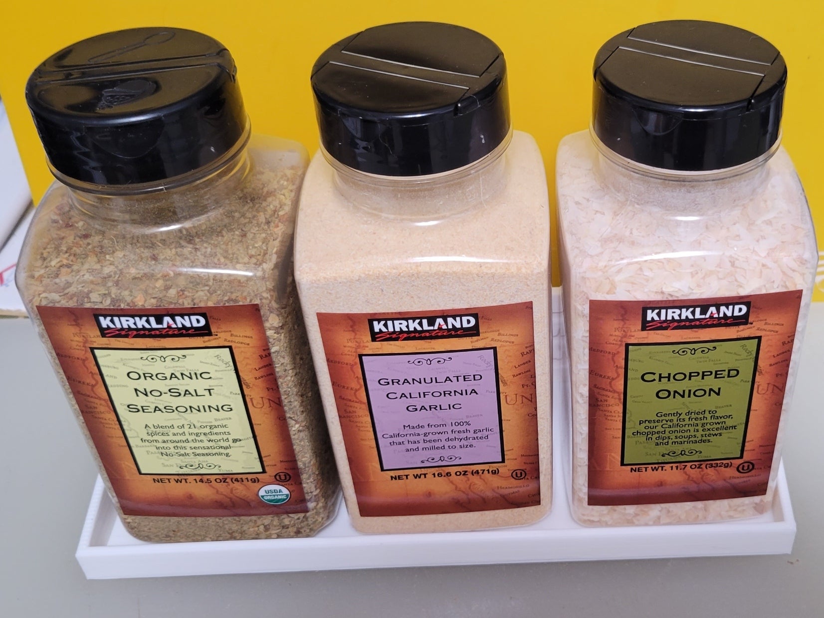 Gewürzregal für Kirkland Spices
