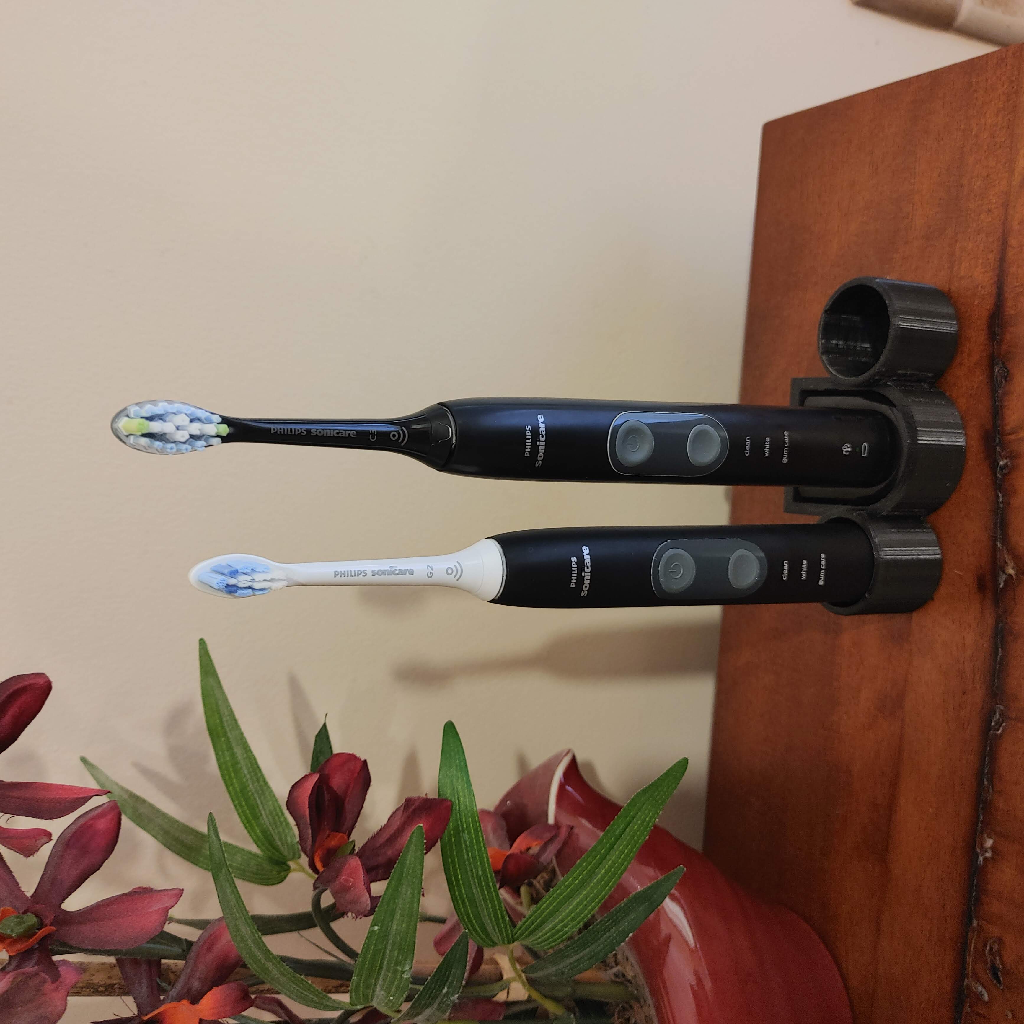 Ständer für 2 Philips Sonicare Zahnbürsten mit Ladegerät