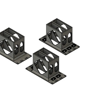 10" 3U Rackhalterung für 2x Sonos Port