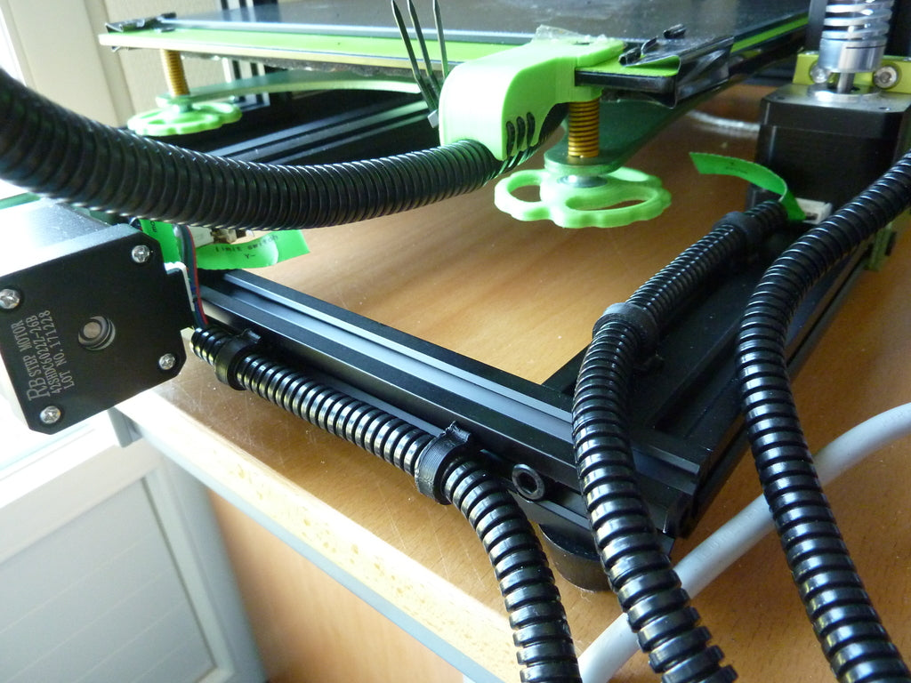 Kabelclip mit 10 mm Innendurchmesser für extrudiertes Aluminiumprofil
