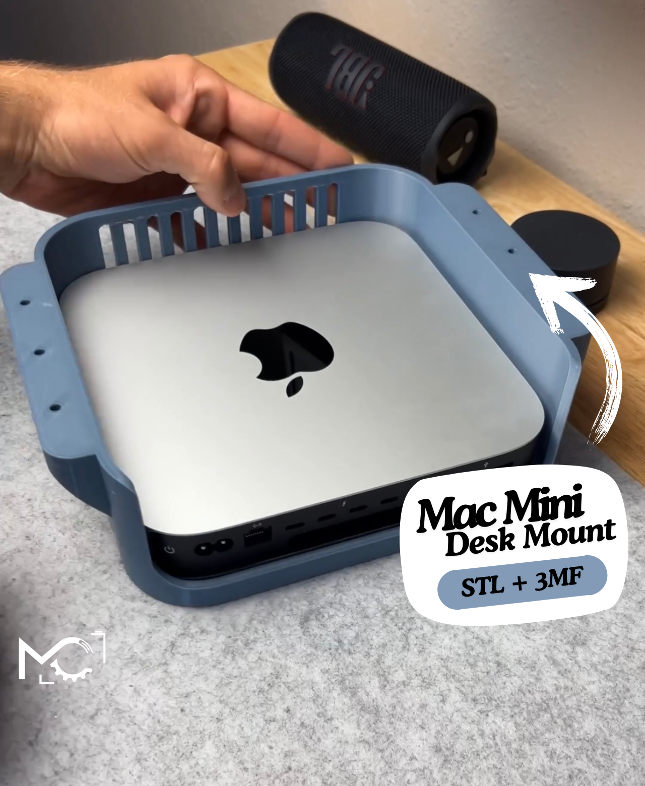 Untertischhalterung für den Mac Mini