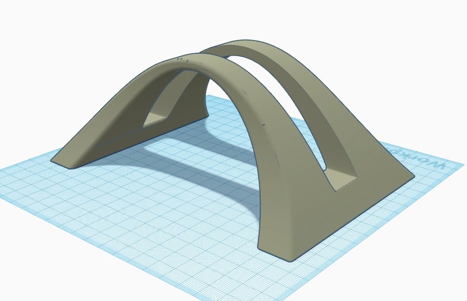 Eleganter Arch-Laptopständer für MacBook Pro 175 x 120 mm REMIX