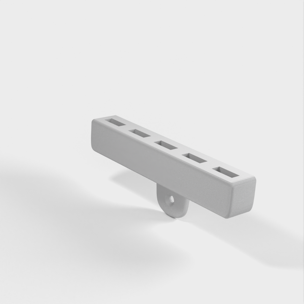 Wandhalter für USB-Kabel mit 5 Steckplätzen