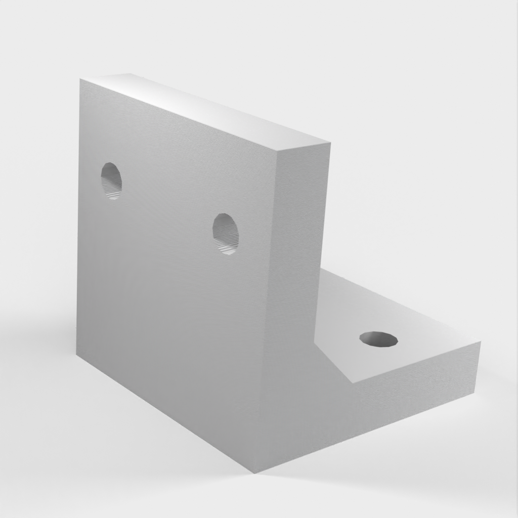 50-mm-Eckhalterung für Ikea LACK Rack