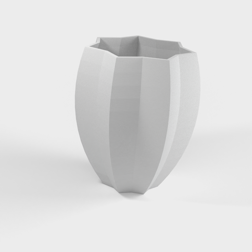 Anpassbare sternförmige Schüssel, Tasse oder Vase