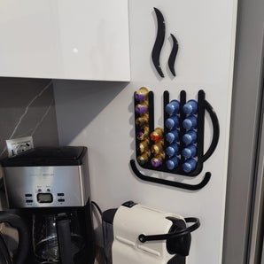 Nespresso-Kapselhalter zur Wandmontage in Tassenform (4 Stück)