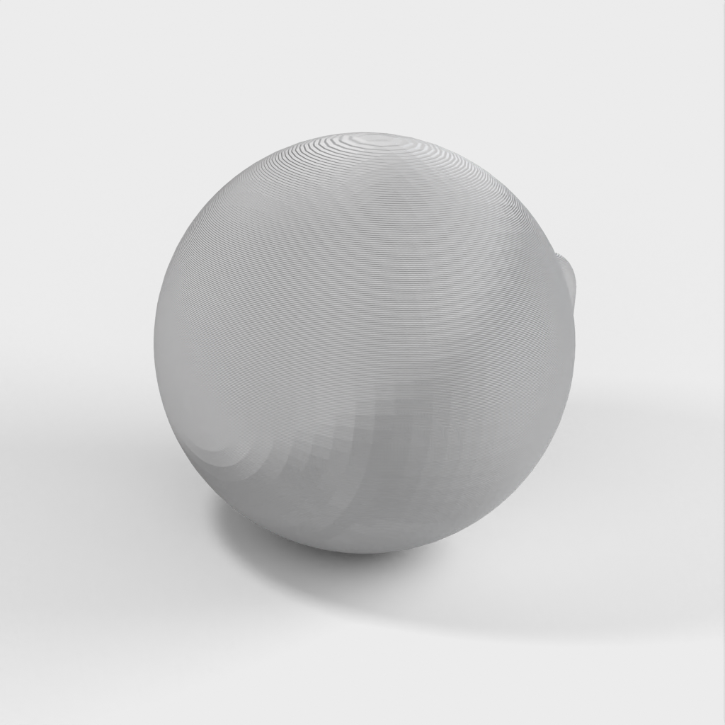 3D-gedrucktes Puzzle mit Ball