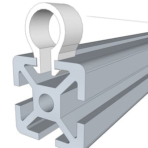 Kabelhalter für 20x20 mm Aluminiumprofile