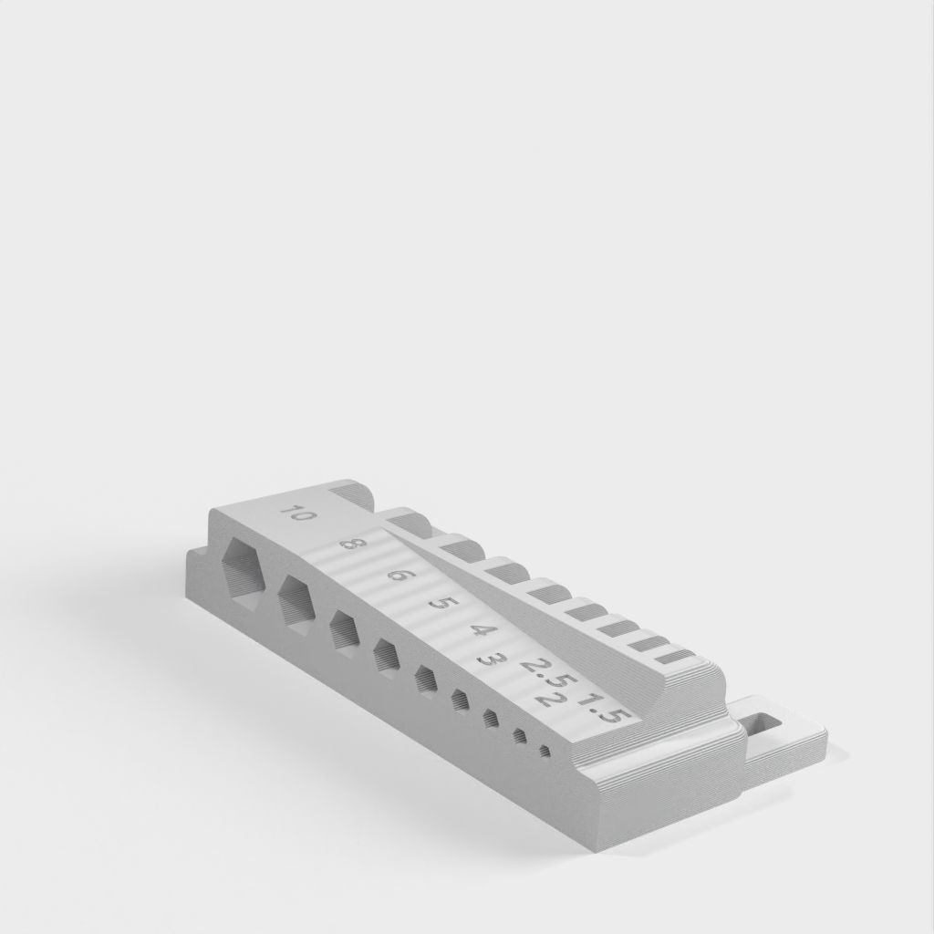 Sechskantschlüsselhalter für IKEA Skadis