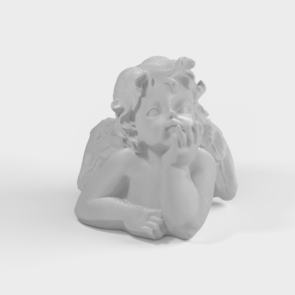 Träumender Engel - 3D-Scan