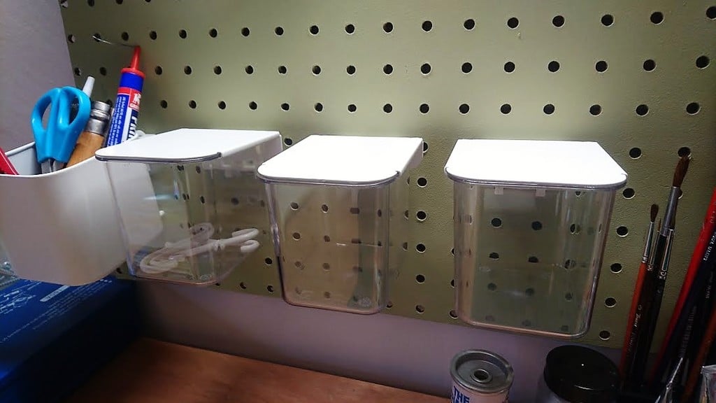 Aktualisierter Ikea SKÅDIS transparenter Box-Stecktafel-Adapter