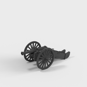 Canon de 12 Gribeauval französische Feldkanone