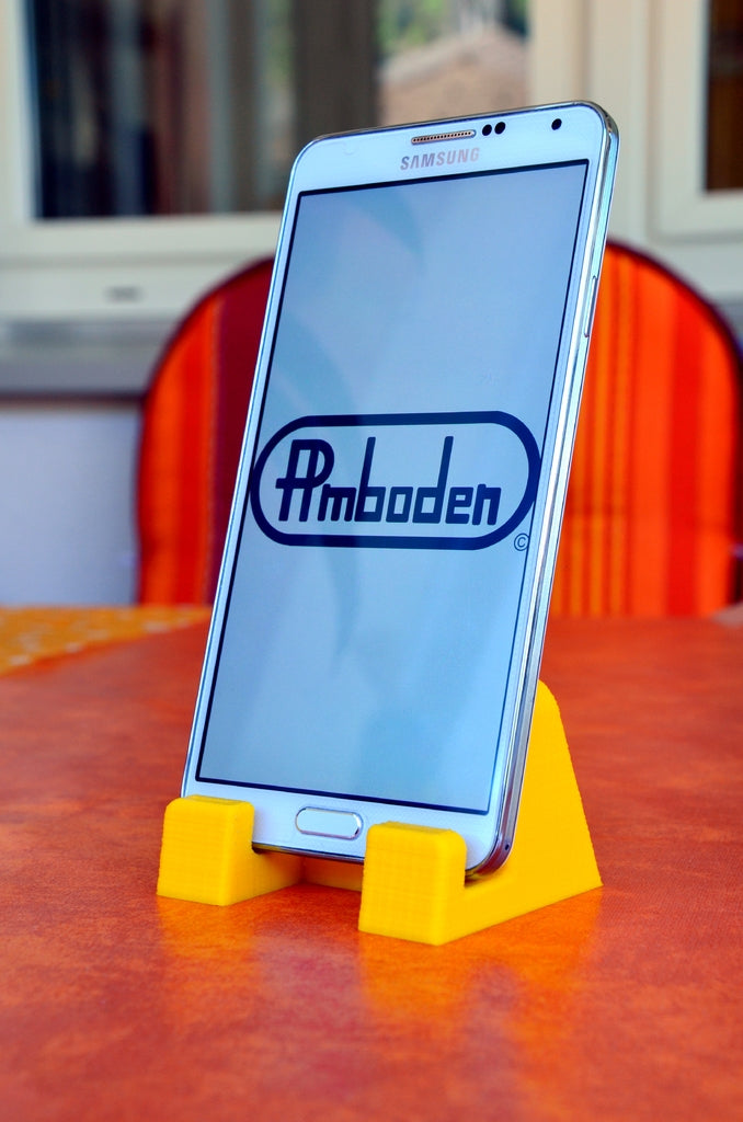 Tablet- und Handyhalter V2 mit Twitter-Logo
