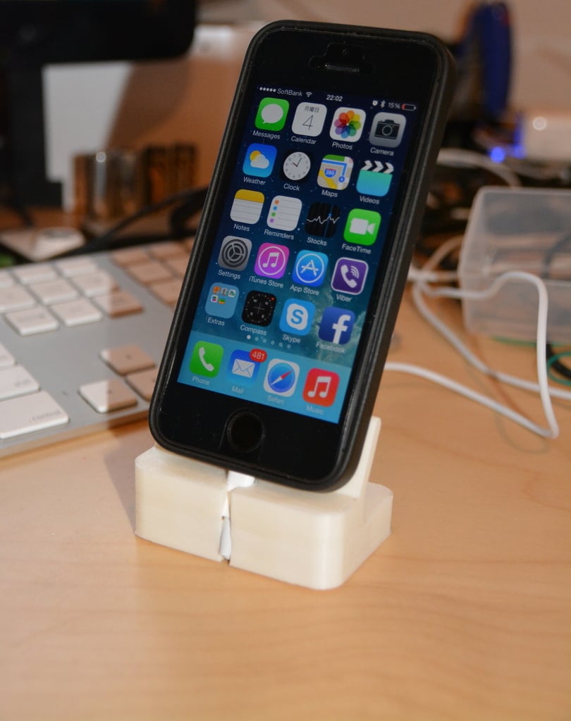 iPhone 5S Dock zur Verwendung mit Hülle