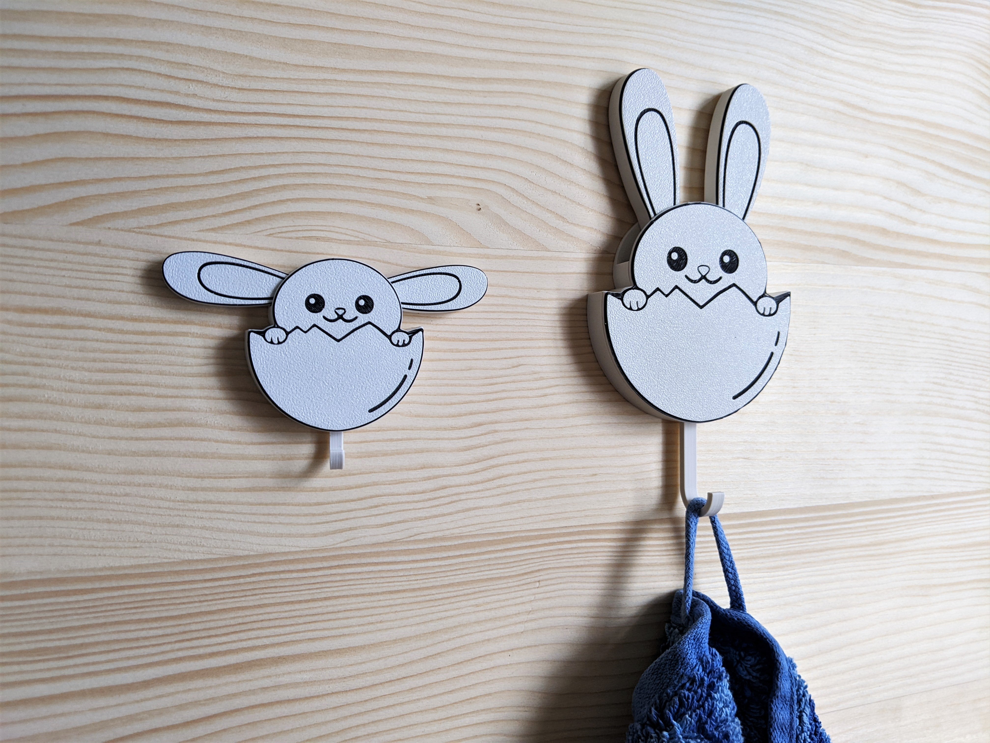 Niedlicher Hasen-Wandbehang – Schlüsselhalter und Wohndekor