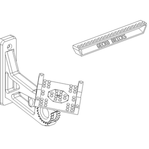 Wandhalterung für LEGO Republic Gunship 75021