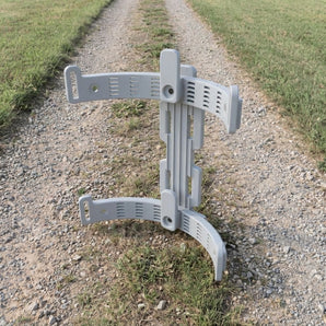 Taschenhalter und Halterung für die Fahrradgabel