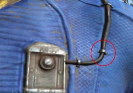 Fallout 4 Vault Suit Kabelbaumhalterung Greeblie