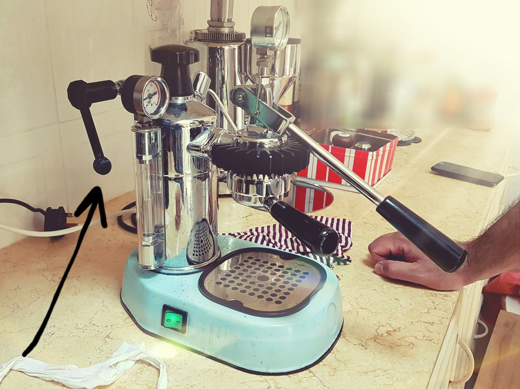 Speziell entwickelter Dampfventilarm für die La Pavoni Espressomaschine (1. Ausgabe)