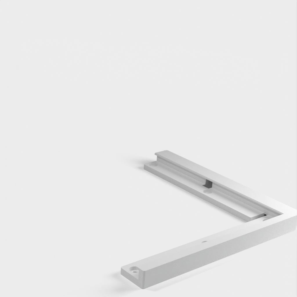 Asymmetrische iPad-Wandhalterung mit Ladefunktion und abnehmbarer Halterung