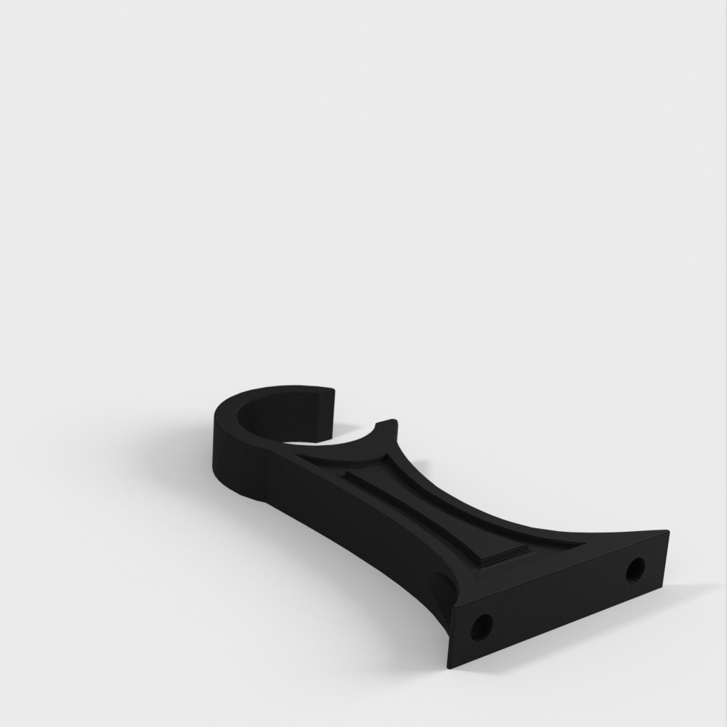 80 mm verlängerte Gardinenstangenhalterung von „The $2 Curtain Rod System – IKEA STYLE“