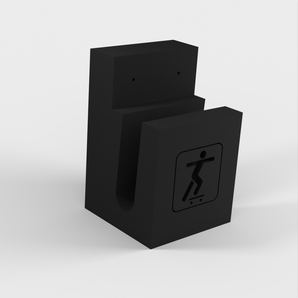 Horizontale Skateboard-Wandhalterung #SKATEFORCE