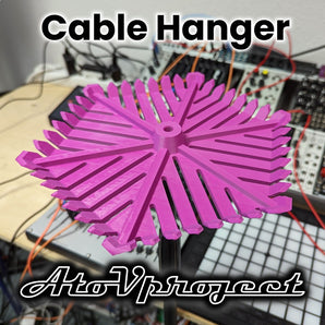 Eurorack-Kabelhalter für Mikrofonständer