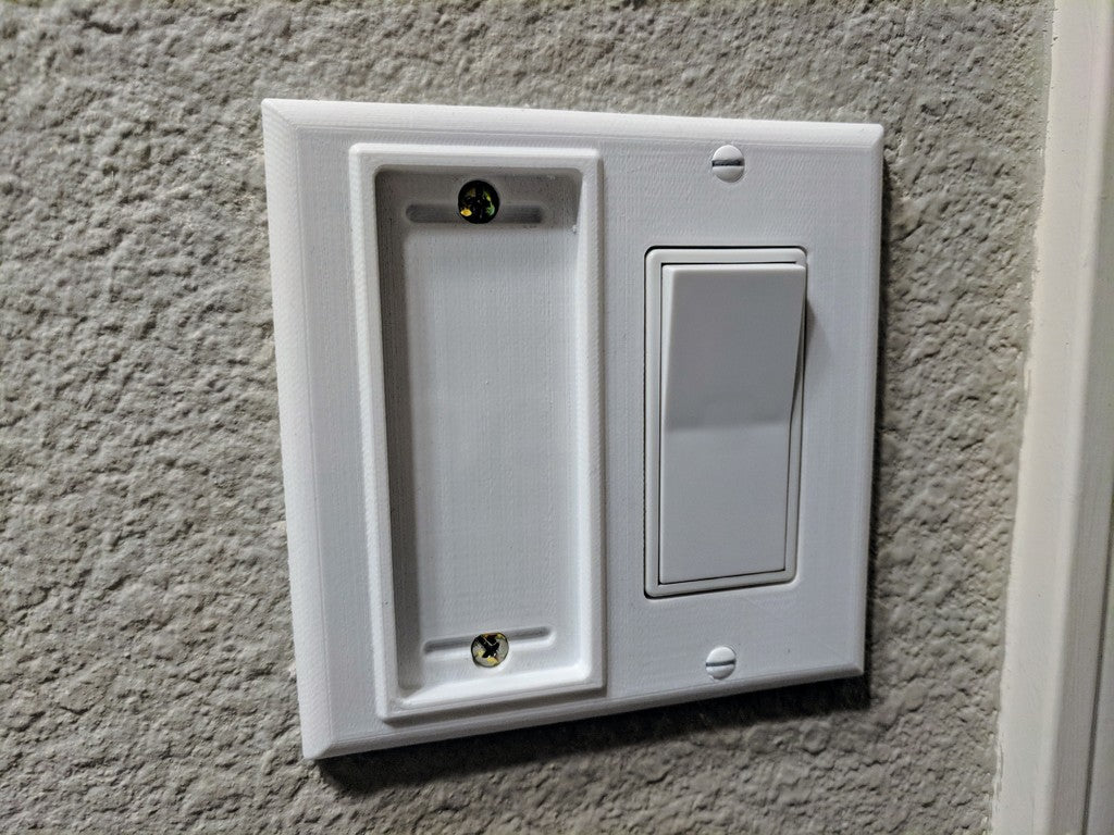 Zweifach-Lichtschalterplatte für Philips Hue-Fernbedienung