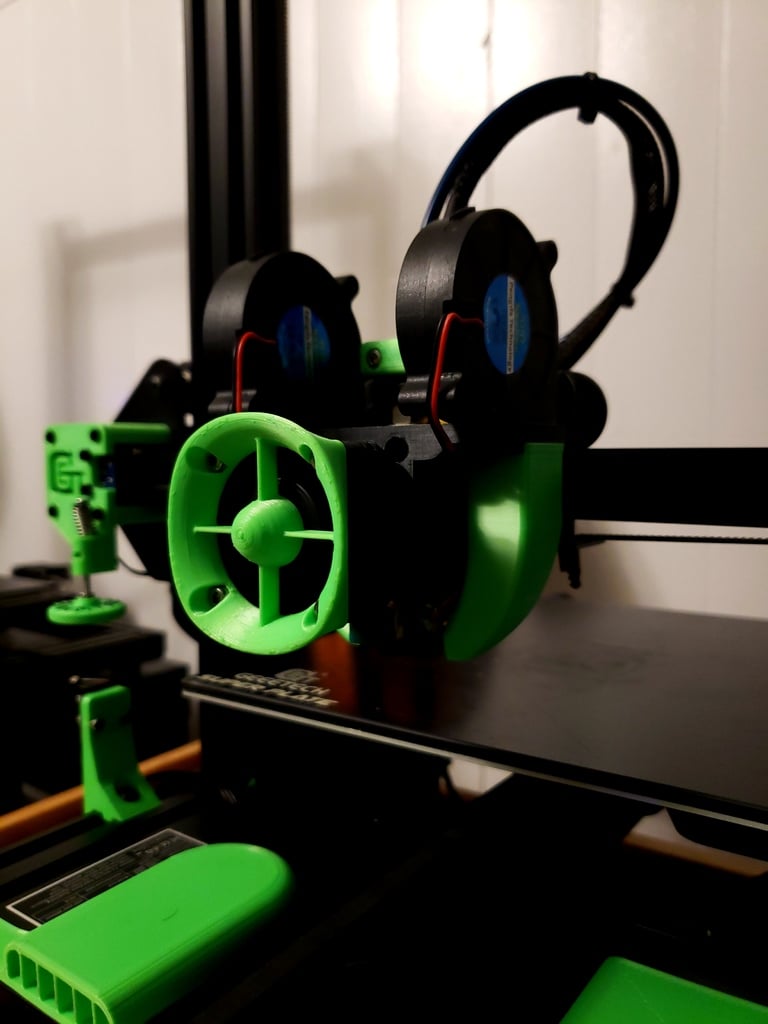 Geeetech A10/A30 E3D_V6 &amp; Stock Hotend-Montagelösung