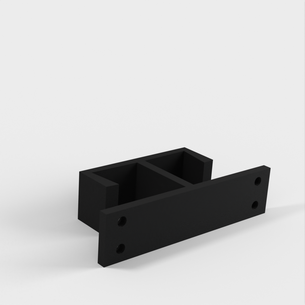 Doppelter Kabelhalter für Tisch / Kabelhalter unter dem Tisch für IKEA-Schreibtisch