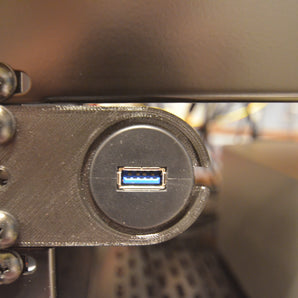 USB/DC-Anschlusshalterung für 19-Zoll-Rack