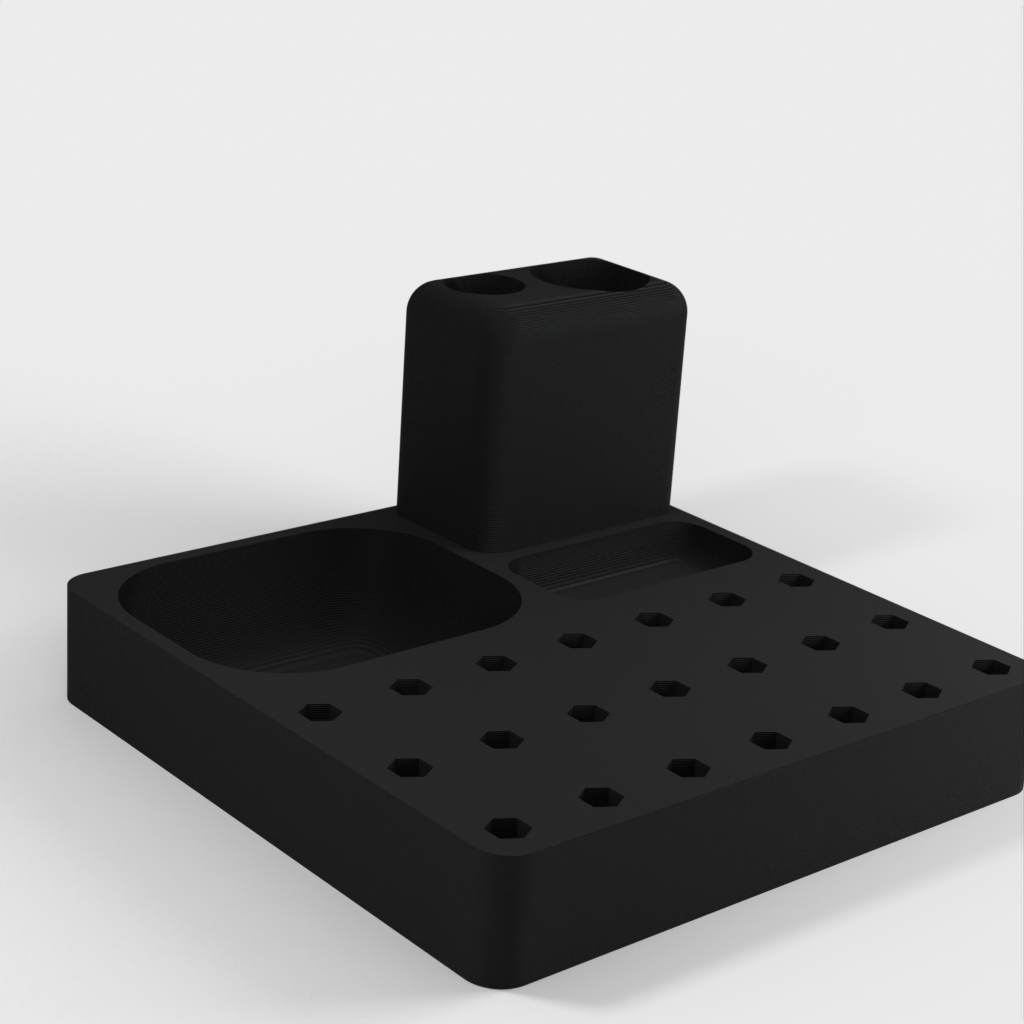 1/8-Zoll-Sechskant-Mikro-Schraubendreher-Tablett zum Aufbewahren und Organisieren von Schraubendreher-Bits