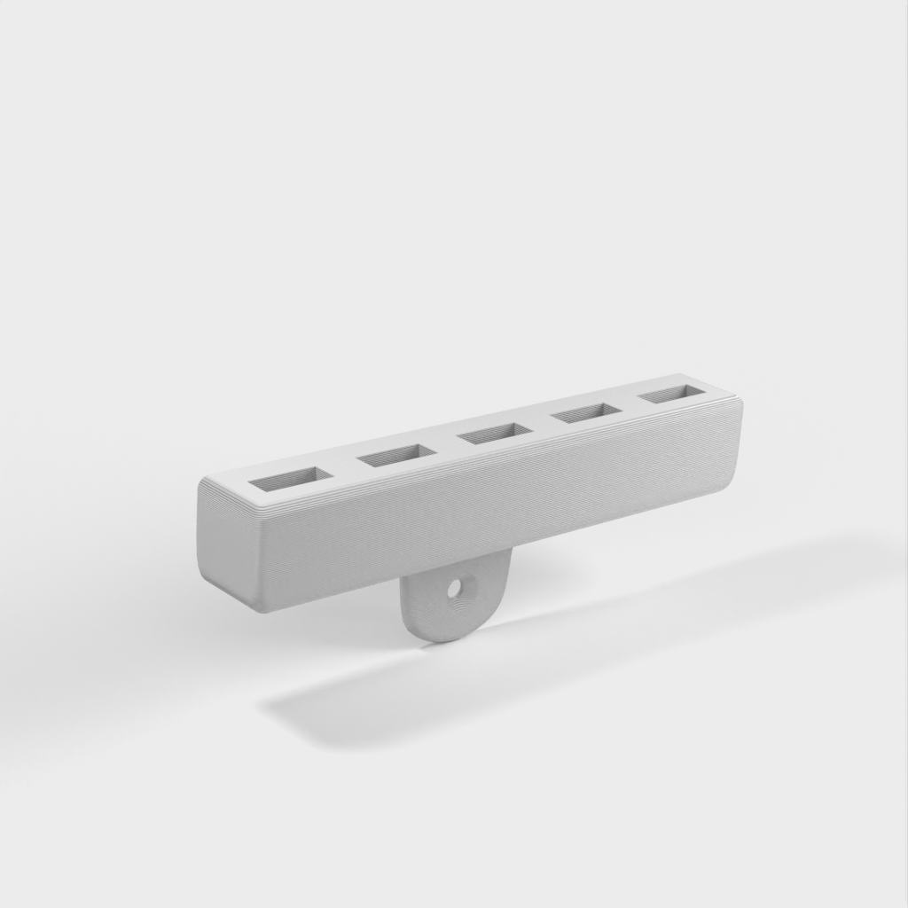 Wandhalter für USB-Kabel mit 5 Steckplätzen