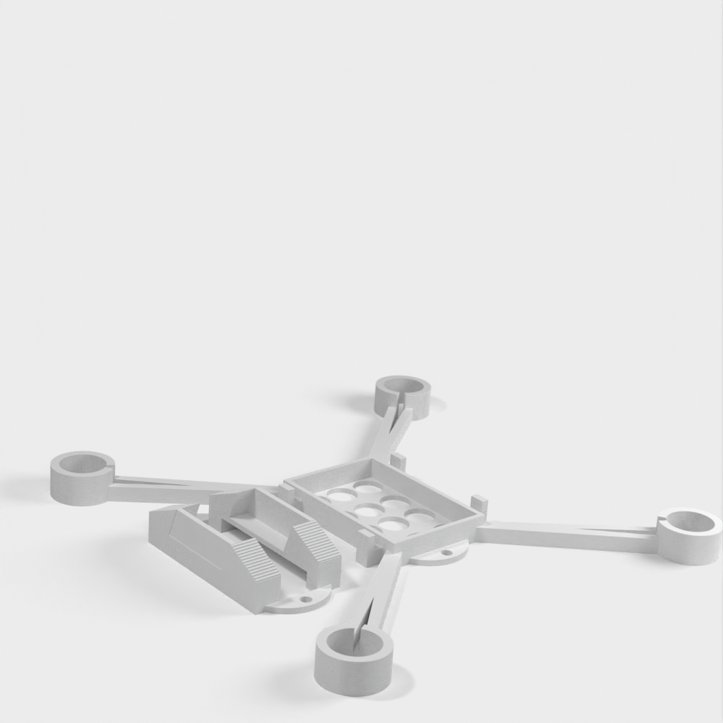 80-mm-Micro-FPV-Drohnenrahmen für Eachine Tiny F3OSD_Brushed Flight Control Board