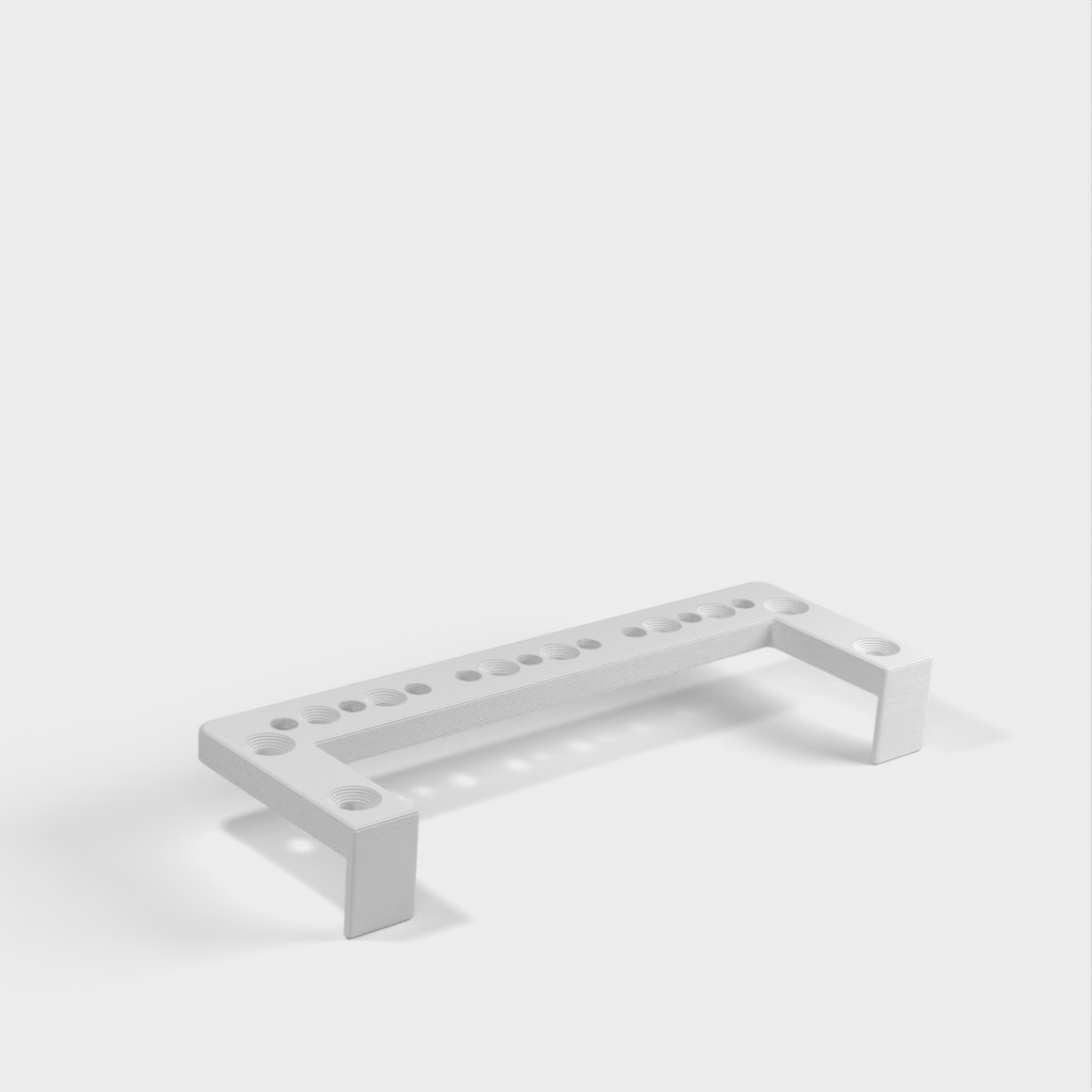 Ikea Lack 3U Rack-Schiene