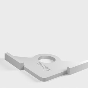 Oberfräsen-Eckschablone (metrisch) für die Holzbearbeitung