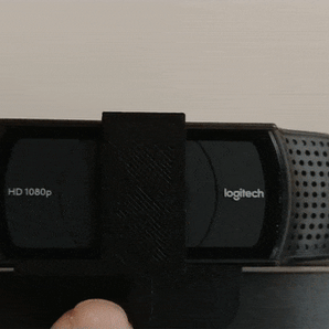 Verschiebbare Sichtschutzabdeckung für Logitech C920 Webcam