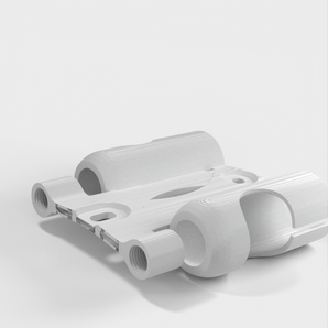 Fahrradflaschenhalter mit CO2-Halter x2 und Standard-Schraubenabstand