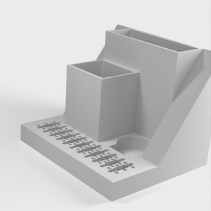 Schreibtisch-Organizer mit USB- und SD-Kartenhalter