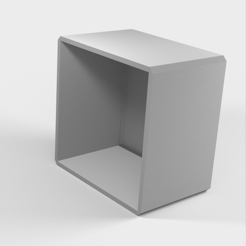 1 x 1 flach gebundener, modularer Schubladen-Organizer